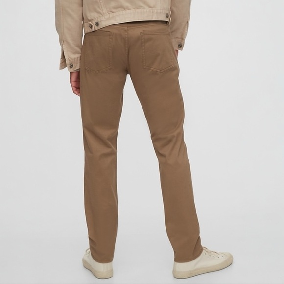 GAP Men’s Jeans Soft Wear Slim Taper Denim Pants Mojave Tan Size 32 - Picture 8 of 16